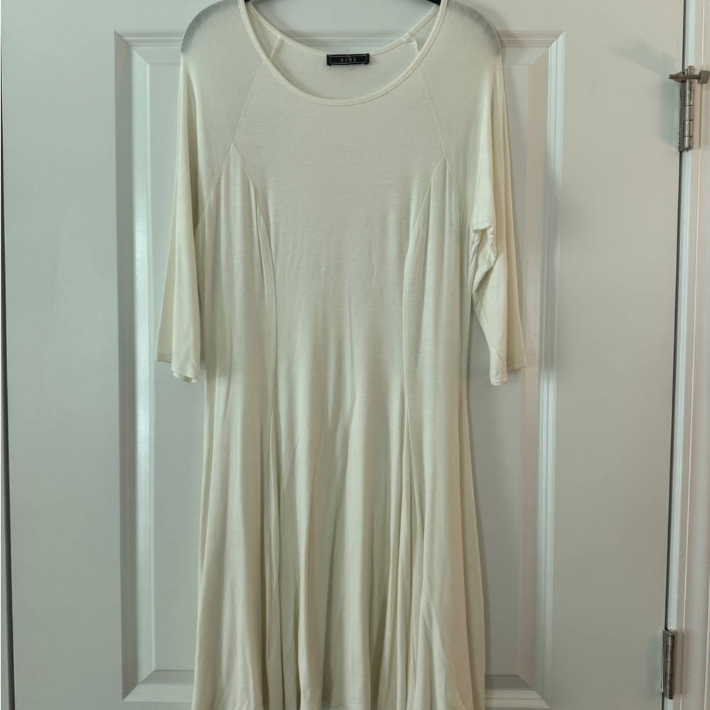 Aime Leon Dore Cream Midi Dress